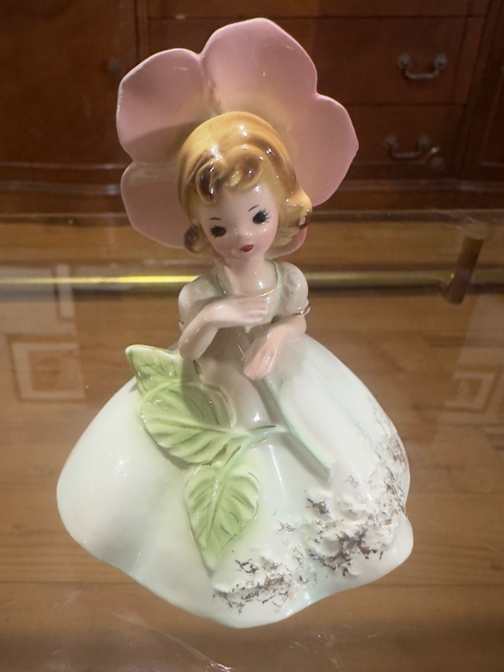 Josef Originals “Mighty Like the Rose” Ceramic Figurine, Favorite Sayings, Japan